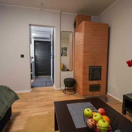 Апартаменты Homey Apartment At Tartu Woody Karlova & Free Parking 2 Тарту